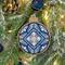 Wonderland Crafts Blue Ornament Bead Embroidery on Wood Kit
